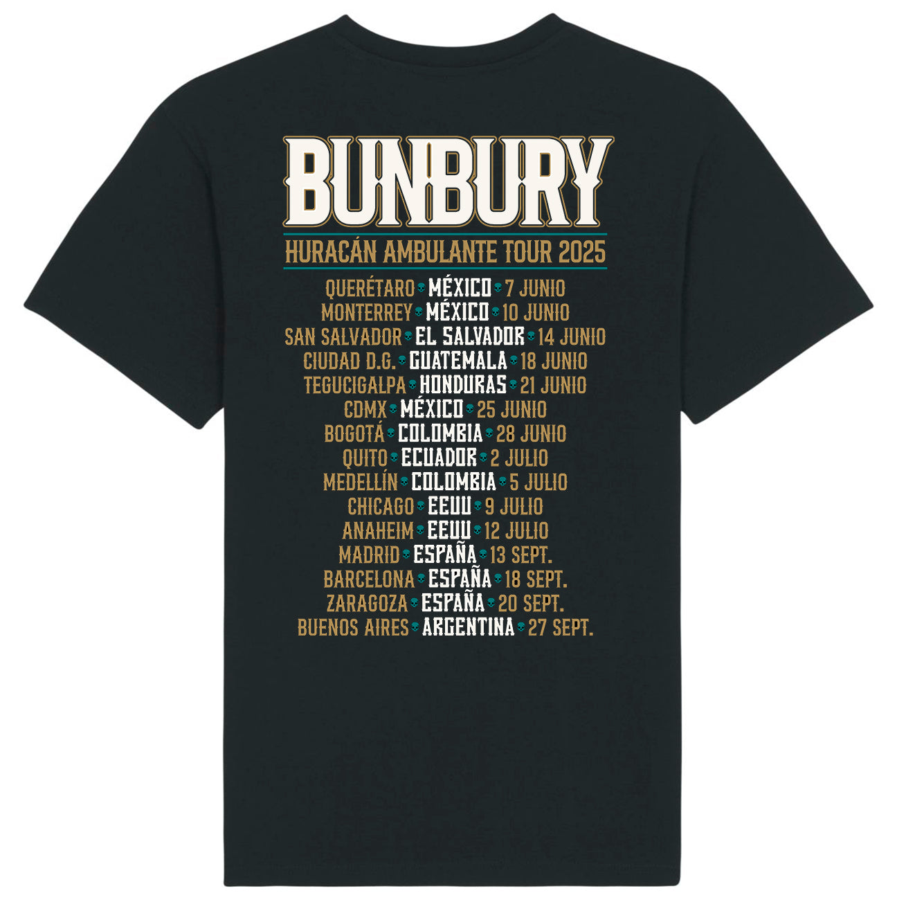 CAMISETA BUNBURY GIRA HURACAN